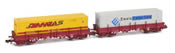 French 2pc Container Wagon Set of the SNCF